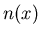 $ n(x) $